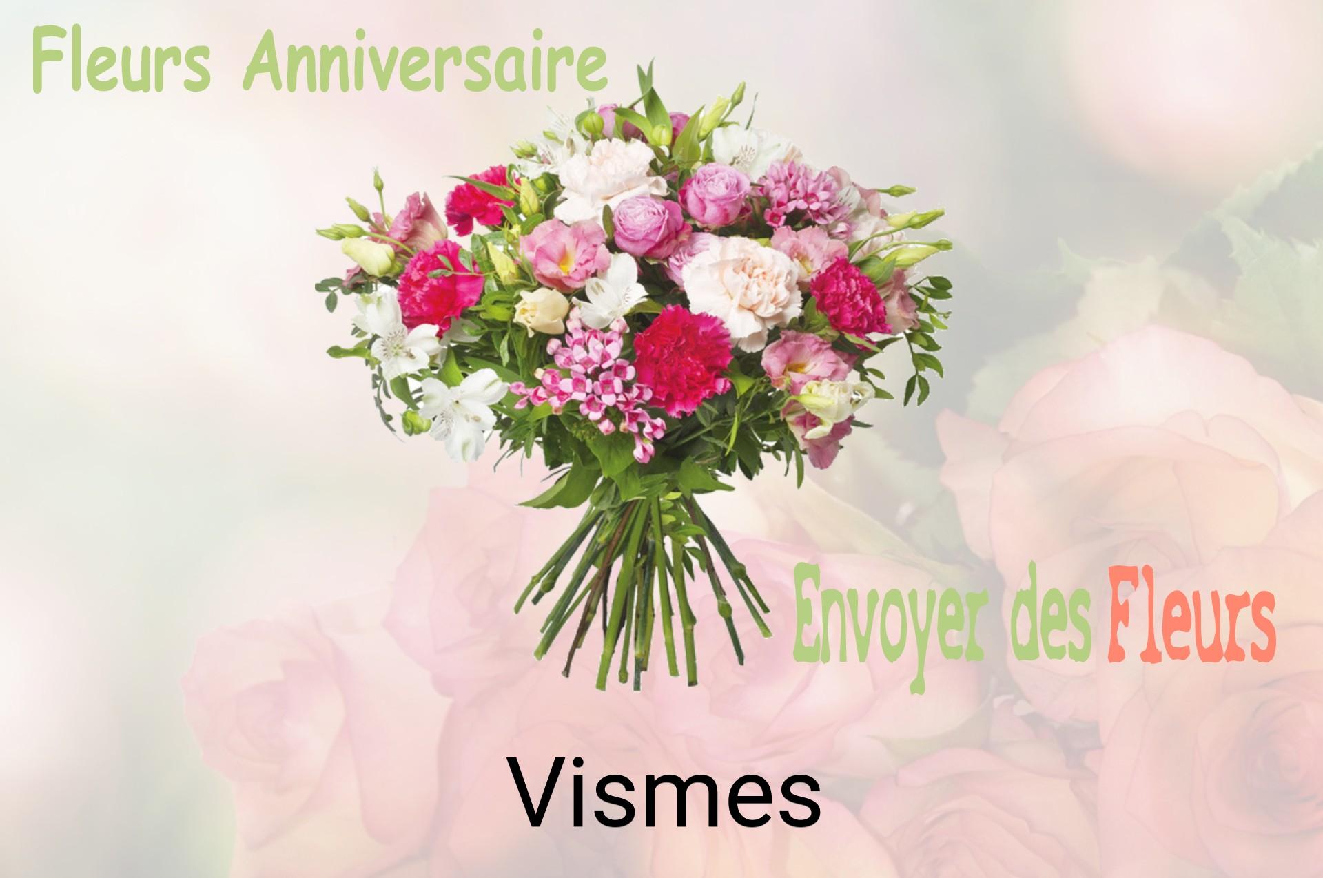 Bouquet de fleurs d’anniversaire livré à Vismes