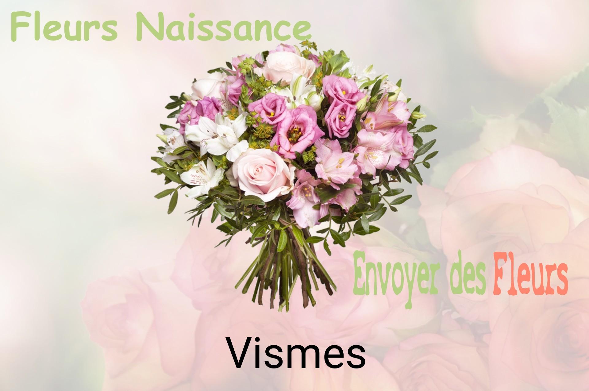 Bouquet de fleurs de naissance livré à Vismes